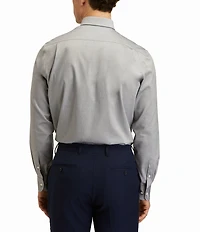 Hickey Freeman Modern Fit Spread Collar Solid Dress Shirt