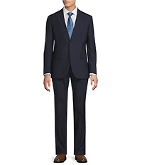 Hickey Freeman Modern Fit Windowpane Pattern 2-Piece Suit
