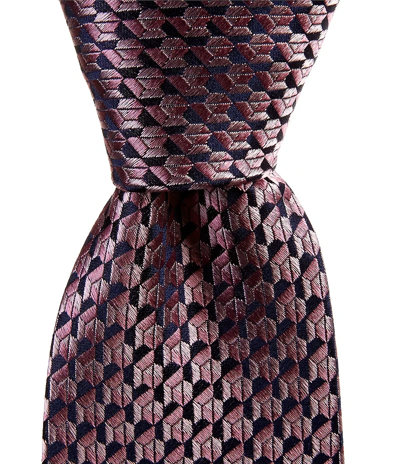 Hickey Freeman Non Solid 3 1/4#double; Silk Tie