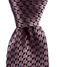 Hickey Freeman Non Solid 3 1/4#double; Silk Tie