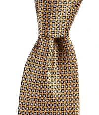 Hickey Freeman Print Micro 3 1/4#double; Silk Tie