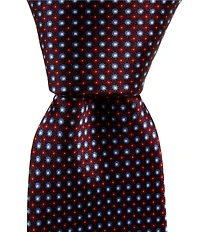 Hickey Freeman Print Micro 3 1/4#double; Silk Tie