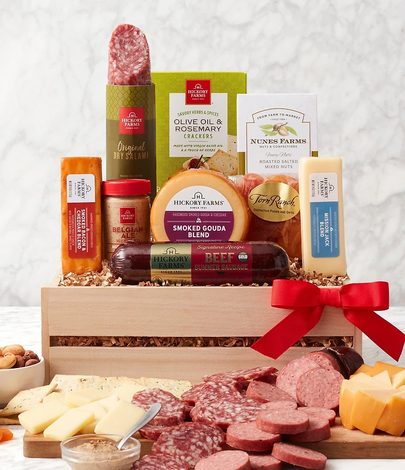 Hickory Farms Premium Meat & Cheese Gift Crate