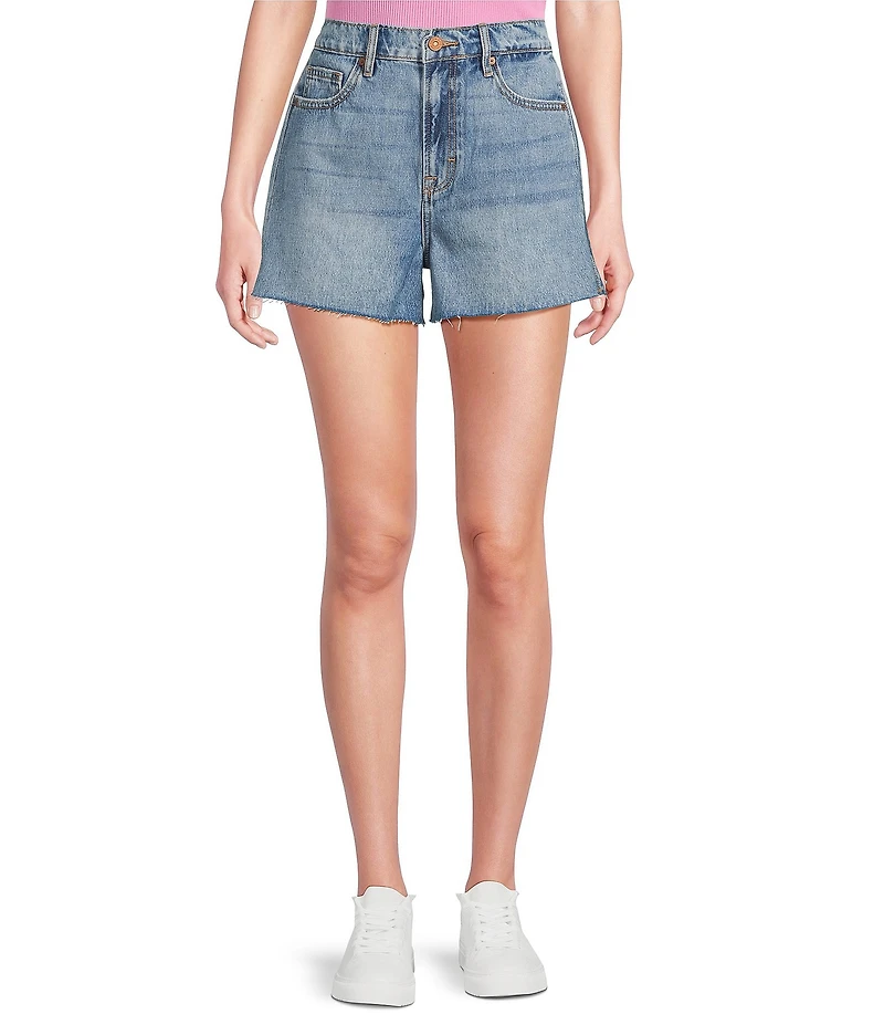 Hidden Jeans Ava A-Line 3#double; Inseam Denim Jean Shorts