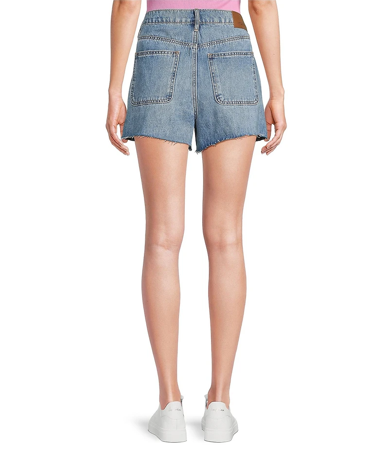 Hidden Jeans Ava A-Line 3#double; Inseam Denim Jean Shorts