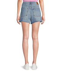 Hidden Jeans Ava A-Line 3#double; Inseam Denim Jean Shorts
