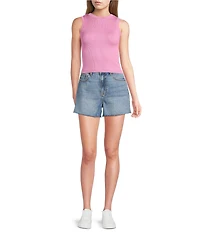 Hidden Jeans Ava A-Line 3#double; Inseam Denim Jean Shorts