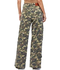 Hidden Jeans Camo Cargo Wide Leg Pants