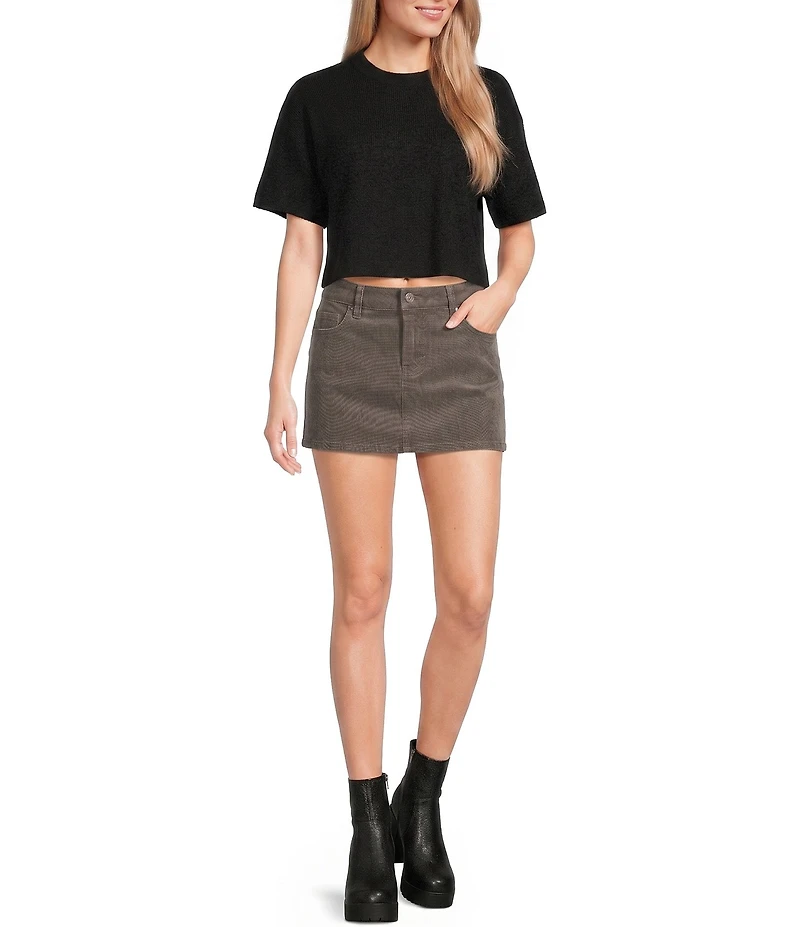 Hidden Jeans Cheetah Micro Mini Skirt