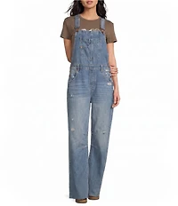 Hidden Jeans Dylan Destructed Overalls