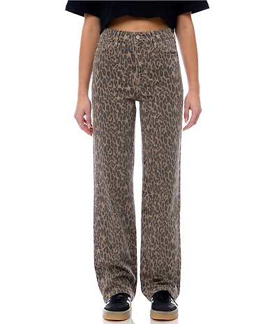 Hidden Jeans Ella Cheetah Straight Leg Jeans