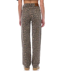 Hidden Jeans Ella Cheetah Straight Leg Jeans