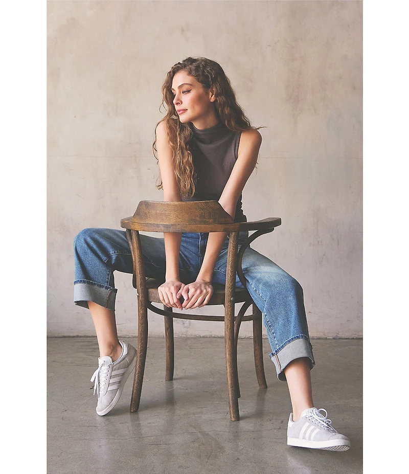 Hidden Jeans Ella Mid Rise Cuffed Hem Jeans