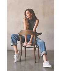 Hidden Jeans Ella Mid Rise Cuffed Hem Jeans