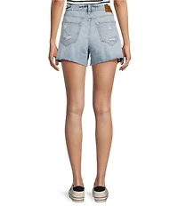 Hidden Jeans Finn High Rise Distressed Denim Shorts