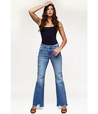 Hidden Jeans Happi Distressed Flare Jeans