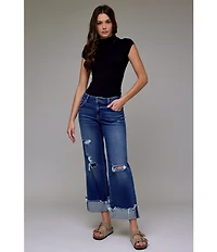 Hidden Jeans Logan Distressed Cuffed Jeans