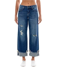 Hidden Jeans Logan Distressed Cuffed Jeans