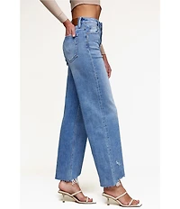 Hidden Jeans Logan Frayed Hem Dad Jeans