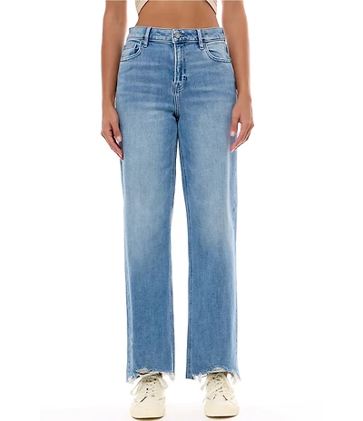 Hidden Jeans Logan Frayed Hem Dad Jeans