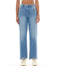 Hidden Jeans Logan Frayed Hem Dad Jeans