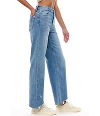 Hidden Jeans Logan Frayed Hem Dad Jeans