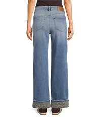 Hidden Jeans Logan High Rise Cheetah Cuff Jeans