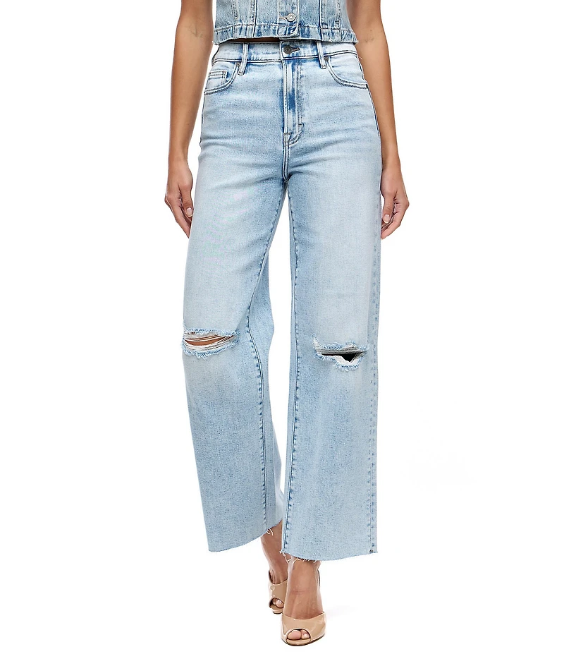 Hidden Jeans Logan High Rise Distressed Dad Jeans