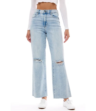 Hidden Jeans Logan High Rise Distressed Dad Jeans
