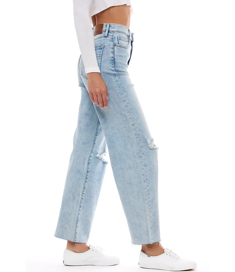 Hidden Jeans Logan High Rise Distressed Dad Jeans