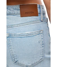 Hidden Jeans Nori Stretch Super Distressed Wide Leg Denim Jeans