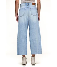 Hidden Jeans Nori Wide Leg Frayed Hem Jeans