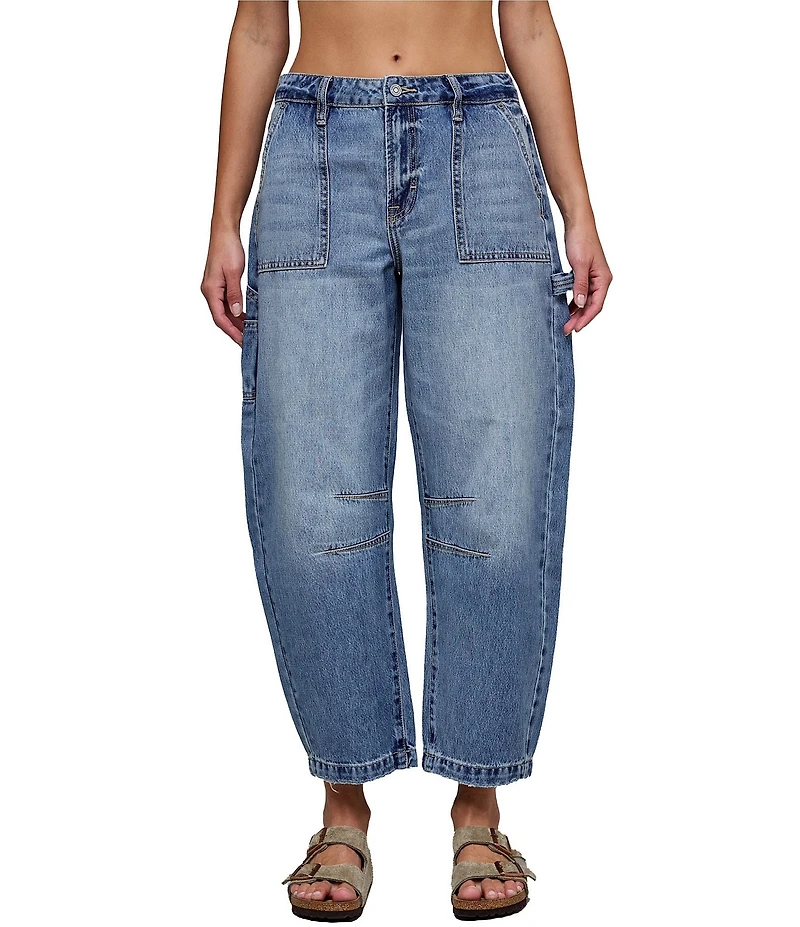 Hidden Jeans Sammie Low-Rise Barrel Jeans