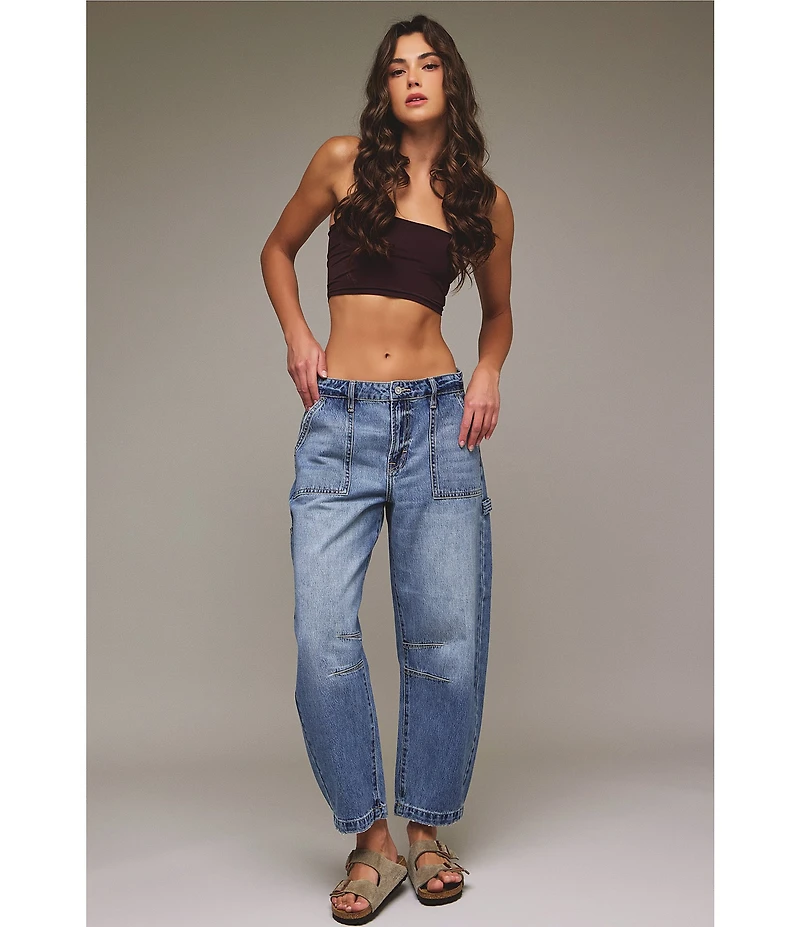 Hidden Jeans Sammie Low-Rise Barrel Jeans