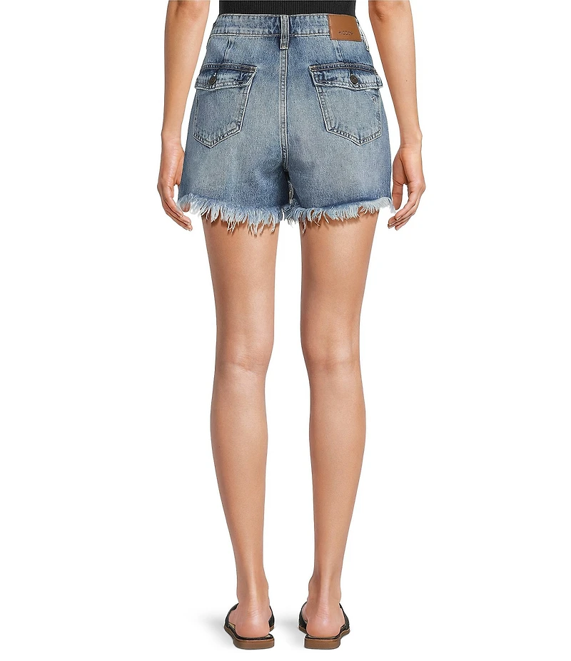 Hidden Jeans Sofie Utility Denim Mom Shorts