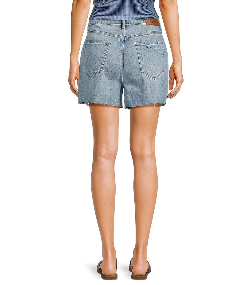 Hidden Jeans Sofie Utility Distressed Denim Mom Shorts