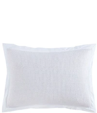 HiEnd Accents Stonewashed Cotton Waffle Weave Pillow Sham Set