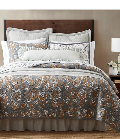 HiEnd Accents x Paseo Road Abbie Western Floral Paisley Pattern Quilt Mini Set