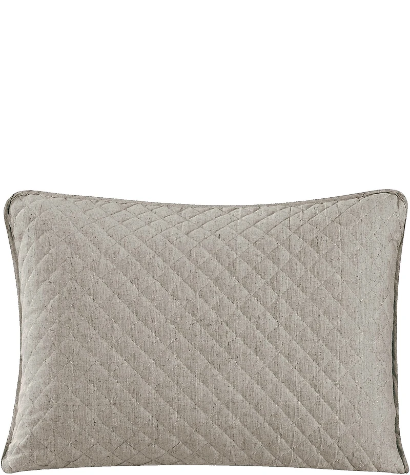 Indigo Hill by HiEnd Accents Anna Diamond Quilted Pillow Sham, Pair