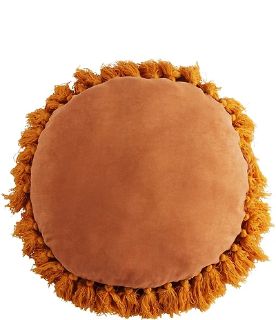 HiEnd Accents Aria Tasseled Round Pillow