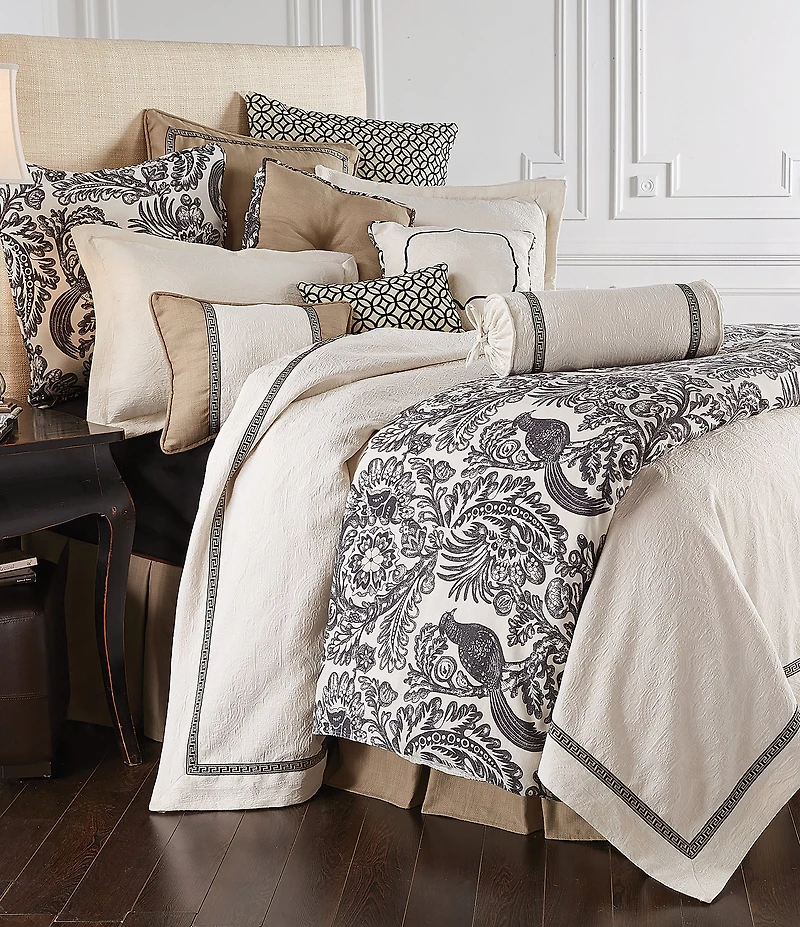 HiEnd Accents Augusta Matelasse Neckroll Pillow