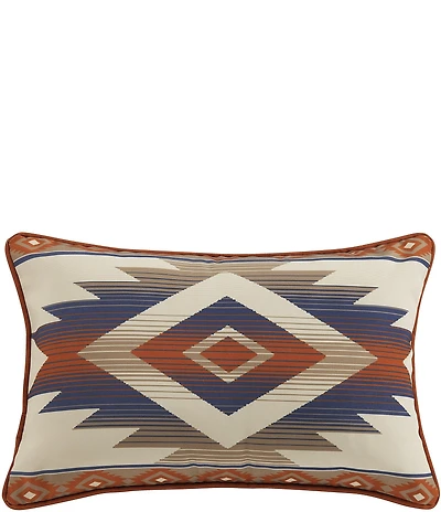 HiEnd Accents x Paseo Road Blue Southwestern Outdoor Pillow