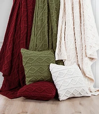 HiEnd Accents Chunky Cable Knit Throw