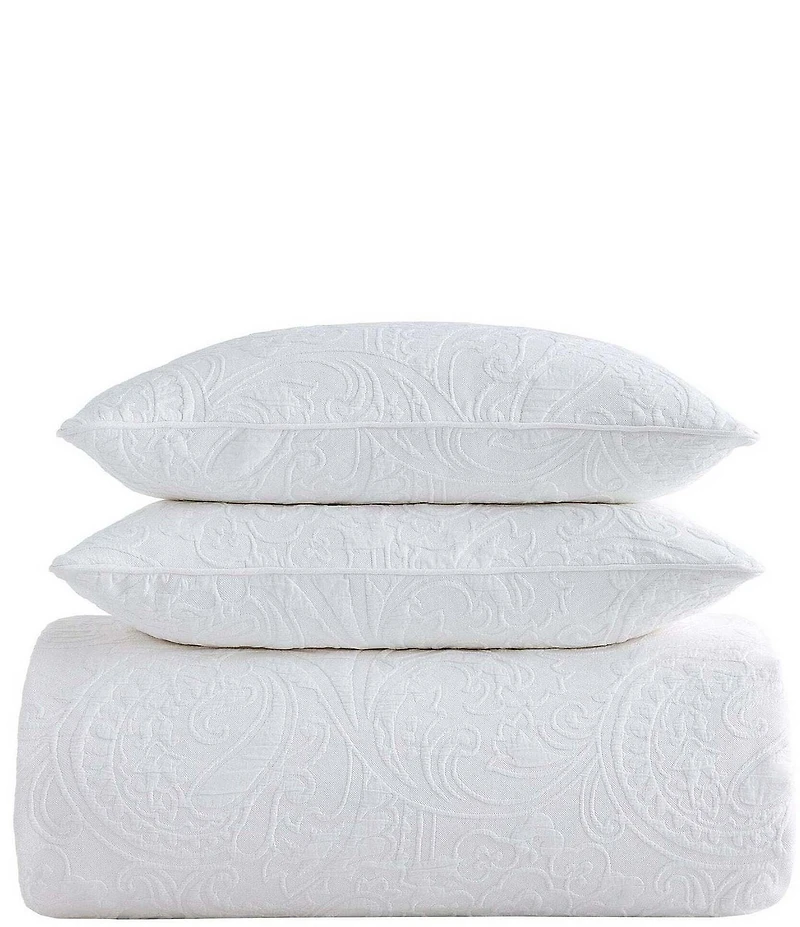 HiEnd Accents Camellia Paisley Matelasse Comforter Mini Set