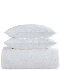 HiEnd Accents Camellia Paisley Matelasse Comforter Mini Set