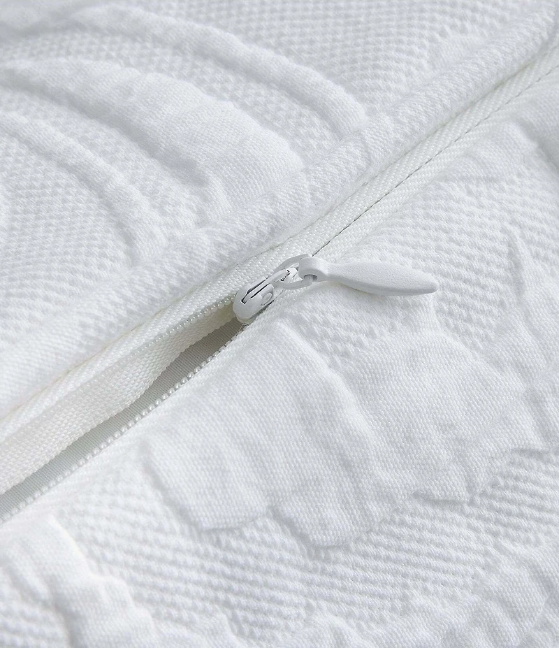 HiEnd Accents Camellia Paisley Matelasse Euro Sham