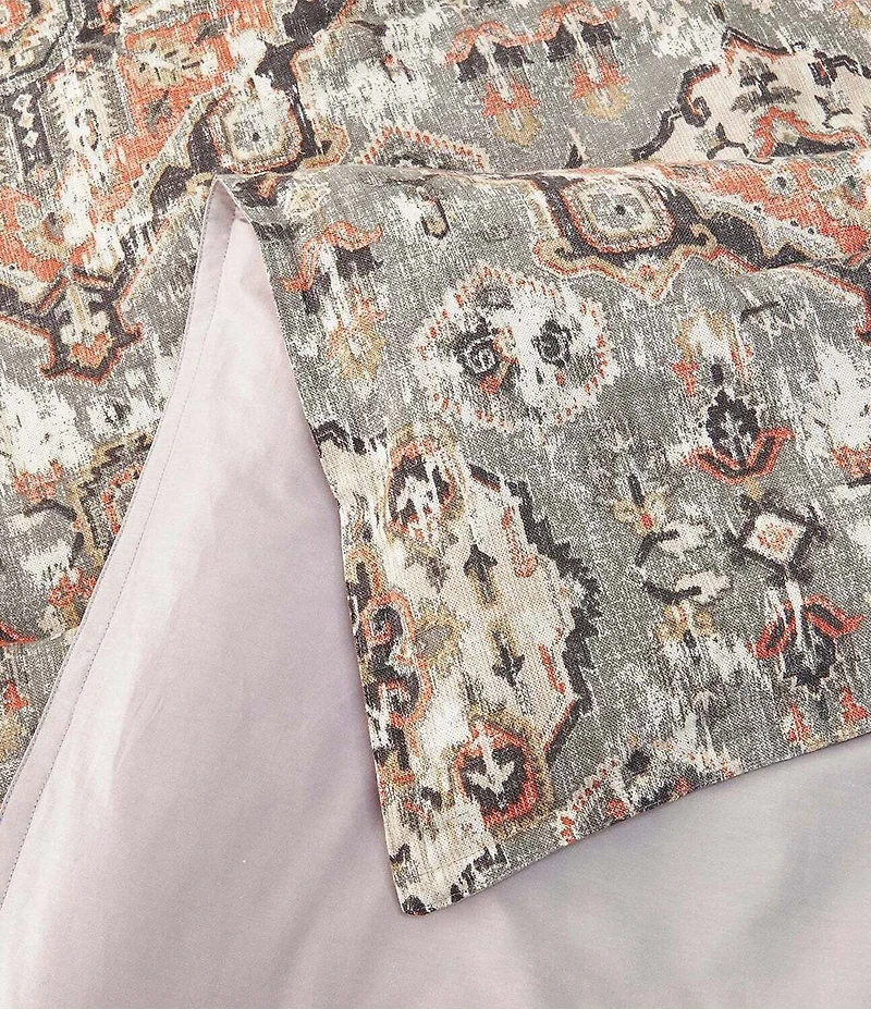 HiEnd Accents Carmen Medallion Print Duvet Cover Mini Set