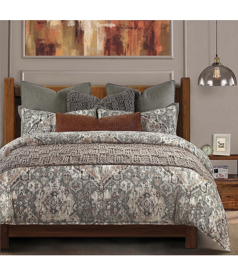 HiEnd Accents Carmen Medallion Print Duvet Cover Mini Set