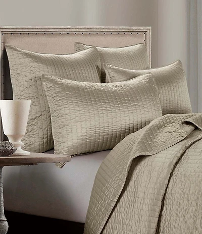 Indigo Hill by HiEnd Accents Channel Satin Quilt Mini Set