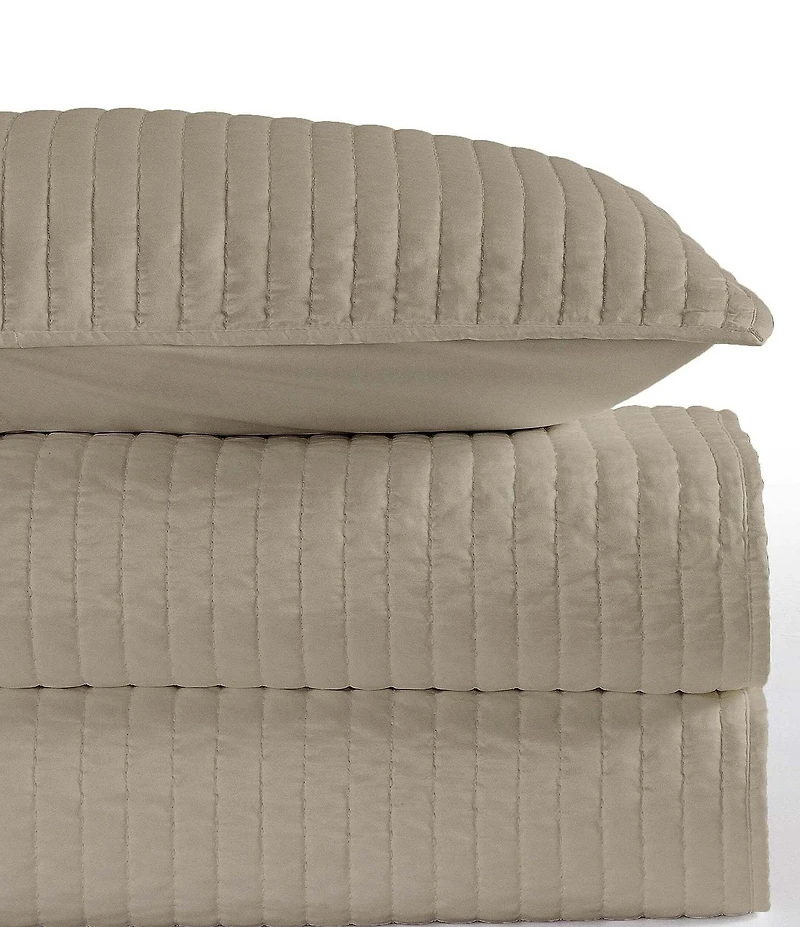 Indigo Hill by HiEnd Accents Channel Satin Quilt Mini Set